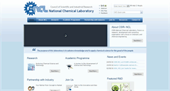 Desktop Screenshot of ncl.res.in