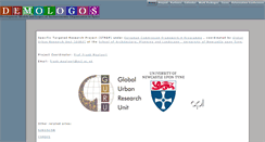 Desktop Screenshot of demologos.ncl.ac.uk