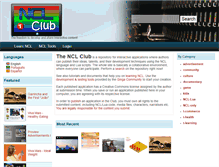 Tablet Screenshot of club.ncl.org.br