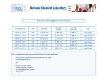 Tablet Screenshot of jobs.ncl.res.in