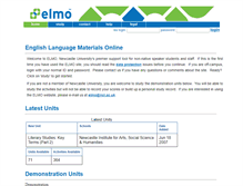 Tablet Screenshot of elmo.ncl.ac.uk