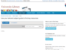 Tablet Screenshot of libguides.ncl.ac.uk
